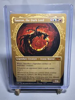 MTG - Sauron, the Dark Lord (Showcase) - LotR: : Tales of Middle-earth (LTR) - Image 1