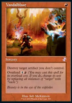 MTG Magic the Gathering Vandalblast (352/429) Time Spiral Remastered NM - Image 1