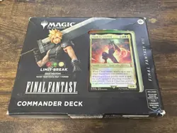 Magic the Gathering Final Fantasy Commander Deck FF7 (Limit Break) DAMAGED SEALE - Image 1