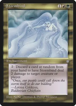 Stormbind NM/M Ice Age Multicolor Enchantment Mtg Magic English Regular - Image 1