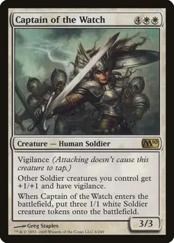 MTG Captain of the Watch ** Magic 2010 ** English (MP) - Image 1