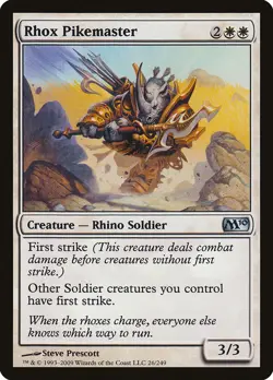 MTG Rhox Pikemaster ** Magic 2010 ** English (NM) - Image 1
