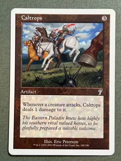 MTG - Caltrops - 7th Edition - NM - Magic the Gathering - Image 1