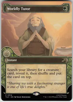 MTG Worldly Tutor (Showcase) Normal NM Avatar: The Last Airbender: Magic 314 - Image 1