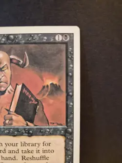 MTG Demonic Tutor Sorcery Uncommon Black Revised - Image 2