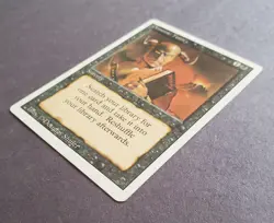 MTG Magic the Gathering Revised Edition Demonic Tutor LP Light Play condition - Image 5