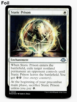 Static Prison (FOIL) - [Modern Horizons 3] Magic MTG NM ⚪ - Image 1