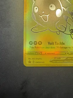 Pokemon TCG - Pikachu V SWSH145 Celebrations - Black Star Promo - NM - Image 4
