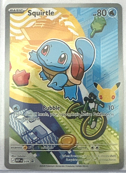 First Partner Illustration Squirtle Promo Full Art Holo 037 Pokemon TCG - Image 1