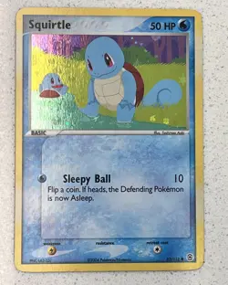 Squirtle 82/112 Reverse Holofoil FireRed & LeafGreen 2004 Pokemon English LP - Image 1