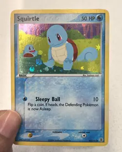 Squirtle 82/112 Reverse Holofoil FireRed & LeafGreen 2004 Pokemon English LP - Image 3