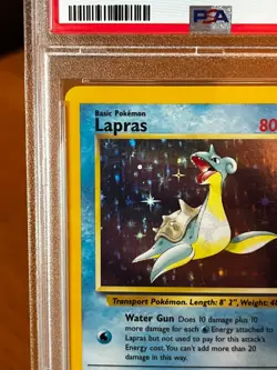 Lapras 10/62 Fossil Holo - PSA 9 - Pokemon TCG (Mint) 1999 - Image 3