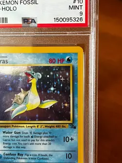Lapras 10/62 Fossil Holo - PSA 9 - Pokemon TCG (Mint) 1999 - Image 4