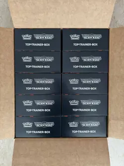 10x Verborgenes Schicksal Top Trainer Box Case OVP mit Zubehor Pokemon Sammlung - Image 2