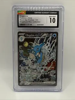 CGC 10 GEM MINT Pokemon Kingdra EX 131 Black Star Promo - Image 1