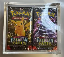 Pokemon TCG S&V - Paldean Fates Booster Pack Lot of 36 FACTORY SEALED PACKS BOX - Image 1