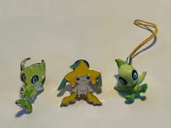 Celebi - Jirachi - Celebi w/tie on Official Pokemon Center Pin Collection - Image 1