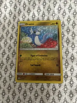 Dratini 9/12 McDonald's Collection 2018 Confetti Holo Promo 2018 Pokemon Card - Image 1
