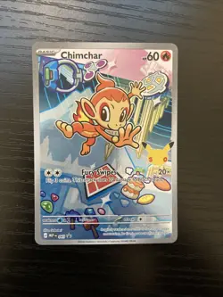 Chimchar 041 First Partner Illustration Collection Promo Pokemon English NM MEP - Image 1