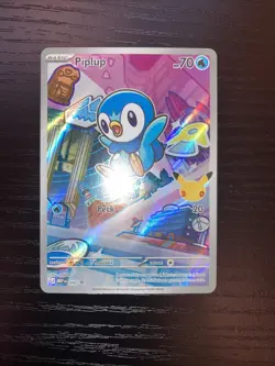 Piplup 042 First Partner Illustration Collection Promo Pokemon English NM MEP - Image 5