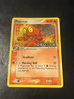 Pokemon Magcargo Deoxys 37/107 Reverse Holo Stamped - Image 1
