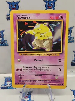 Drowzee - Base Set - 49/102 - Pokemon - MP - Image 1