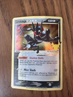 Pokemon Greninja Star SWSH144 Holo Promo Sword & Shield Mist Slash HP 130 - Image 1
