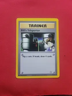 Pokemon: Bill's Teleporter #91/111 Neo Genesis 2000 Vintage Non-holo - LP - T153 - Image 1