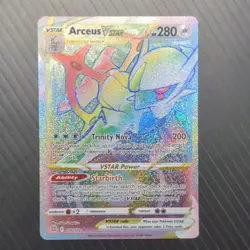 Pokemon Arceus VSTAR 176/172 Brilliant Stars Secret Rare Full Art Holo 280 HP - Image 1