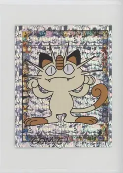 Meowth Merlin Pokemon Album Stickers Silver Prism #S11 1999 - Image 1