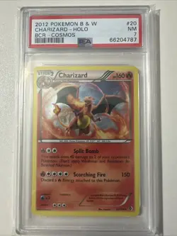 Pokemon PSA 7 Charizard 20/149 Boundaries Crossed Holo - Image 1
