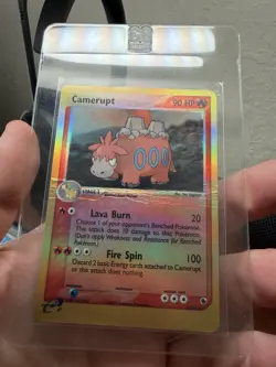 Pokemon Camerupt 4/109 Ruby & Sapphire Reverse Holo 90 HP Holo Rare English - Image 1