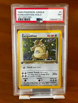 KANGASKHAN (1st edition) - PSA 7 - 1999 Pokemon TCG Jungle #5 - holographic - Image 1