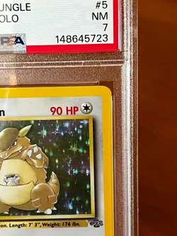 KANGASKHAN (1st edition) - PSA 7 - 1999 Pokemon TCG Jungle #5 - holographic - Image 4