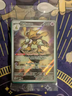 Pokemon TCG Alakazam 009 Black Star Promo SEALED - Image 1