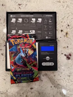 VERY HEAVY!! (22.51g) Pokemon Phantasmal Flames – Factory Sealed Booster Pack! - Image 1
