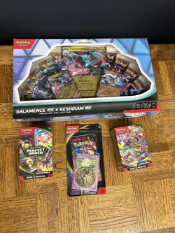 POKEMON Mega Evolution/Perfect Order bundle, ME02 & Salamence/Reshiram Ex Box - Image 1