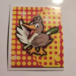 Pokemon - Farfetch'd - Topps Merlin Sticker - Series 1 - #208/240 - 1999 - Image 1