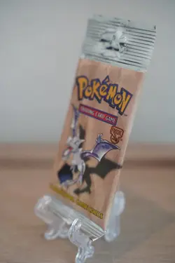 Pokemon WOTC Fossil Unlimited Booster Pack Vintage Sealed TCG Aerodactyl - Image 3