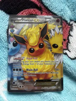 Pokemon Flareon EX, MCharizard EX, Blastoise & Piplup GX Holo Mixed Lot - Image 1