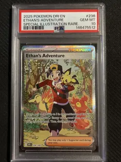 Pokemon Ethan's Adventure #236/182 Destined Rivals PSA 10 GEM MINT - Image 1