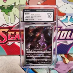 CGC 10 Mewtwo 183/165 Art Rare - 151 - Pokemon TCG - SHIPS FAST - Image 1