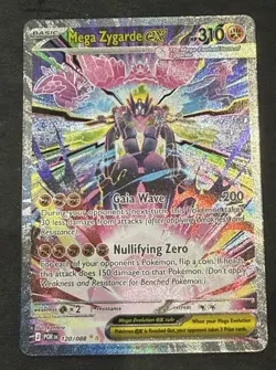 Mega Zygarde EX 120/088 Perfect Order Special Illustration Rare SIR Holo Pokemon - Image 1
