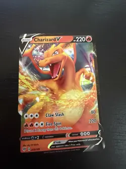 Pokemon TCG Charizard v Holo Ultra Rare Darkness Ablaze 019/189 - Image 1