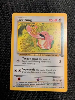 Pokemon TCG Lickitung Jungle 38/64 Regular Unlimited Uncommon NM - Image 1