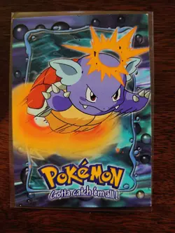 Pokemon - 1999 Topps - Wartortle #08 -NH - E08 Of 12 - Blue Logo - Image 1