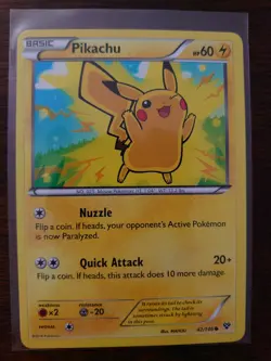 Pokemon TCG Pikachu XY 42/146 Regular Common - Image 1