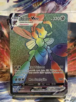 Scizor VMAX (Holo) SWSH03: Darkness Ablaze 193/189 Secret Rare Pokemon TCG - Image 1