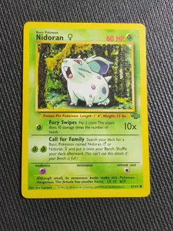 Pokemon TCG Nidoran Jungle 57/64 Regular Common - Image 1