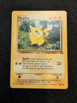 Pokemon TCG Pikachu Jungle 60/64 Regular Unlimited Common NM - Image 1